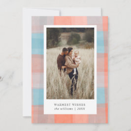 Tarjeta Festiva Placa de color de agua | Foto de color gris claro