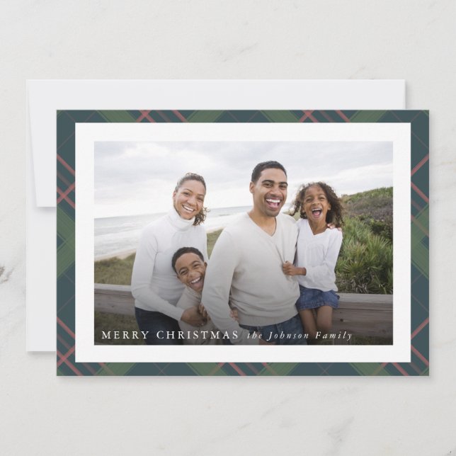 Tarjeta Festiva Placa de vacaciones (Anverso)