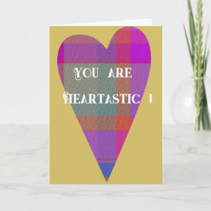 Tarjeta Festiva Plaid Decorativo