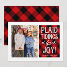 Plaid Tidings | Rojo | Foto