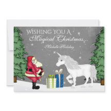 Plano de Navidades personalizados de Santa y Unico