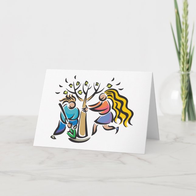 Tarjeta Festiva Plantar un árbol (Anverso)