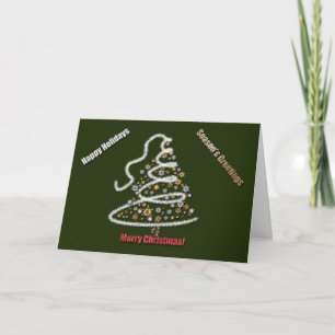 Tarjeta Festiva Plata y Oro
