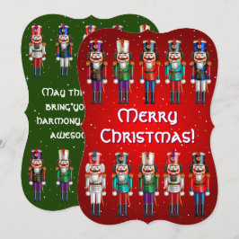 Tarjeta Festiva Platón de chaquetas para navidades