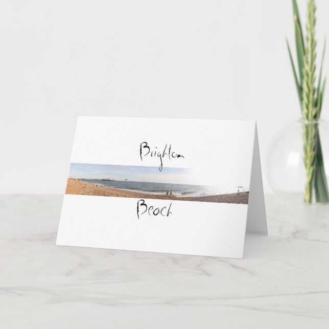 Tarjeta Festiva Playa Brighton (Anverso)