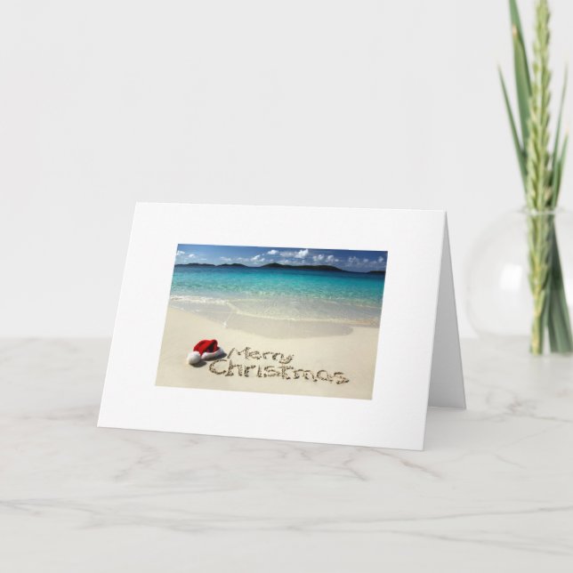 TARJETA FESTIVA PLAYA/NAVIDADES DE LOS MILES (Anverso)