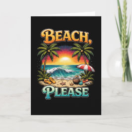 Tarjeta Festiva Playa, Por Favor