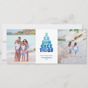 Tarjeta Festiva Playas Mares Y Saludos