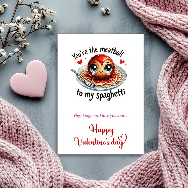 Tarjeta Festiva Playful Valentine Card Funny Cartoon Fruit Quote (Playful Valentine Card Funny Cartoon Fruit Quote)