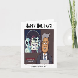 Tarjeta Festiva Plaza de la Cadena de Suministro