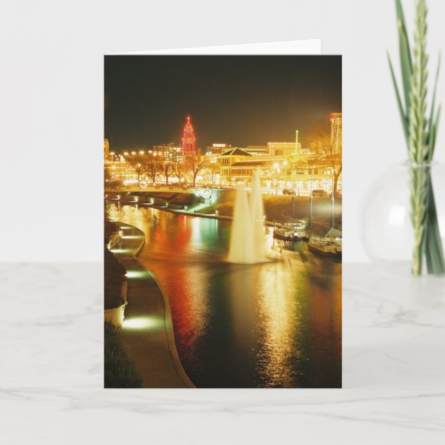 Tarjeta Festiva Plaza del club de campo de Kansas City (Anverso)