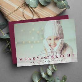 Tarjeta Festiva Pluma | Foto de Merry y Bright