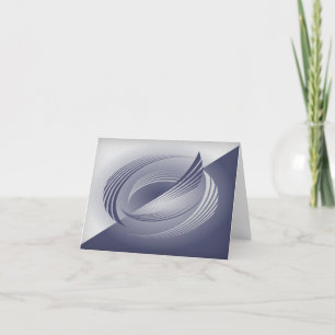 Tarjeta Festiva plumas de Dusk