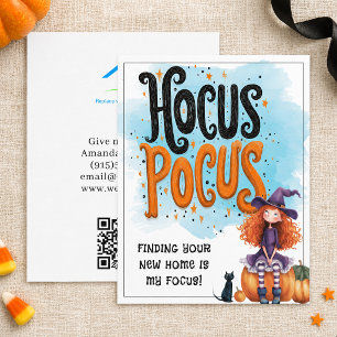 Tarjeta Festiva Pociones y Hechizos Personalizados Inmobiliarios d