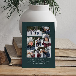 Tarjeta Festiva Podemos hacer cualquier collage inspirador de foto