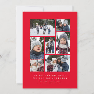 Tarjeta Festiva Podemos hacer cualquier cosa collage de fotos de A