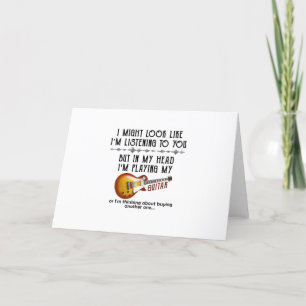 Tarjeta Festiva Podría Parecer Que Te Estoy Escuchando