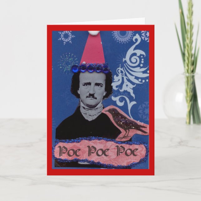Tarjeta Festiva Poe Poe Poe (Anverso)