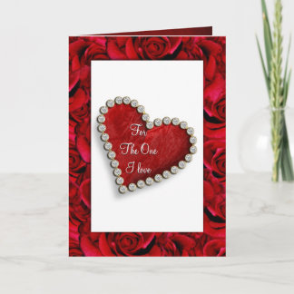 Tarjeta Festiva Poema de amor romántico