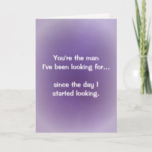 Tarjeta Festiva Poema de conexión Soul para él