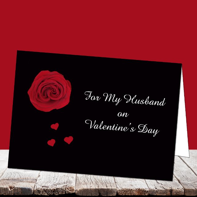 Tarjeta Festiva Poema de Husband Valentine (Subido por el creador)