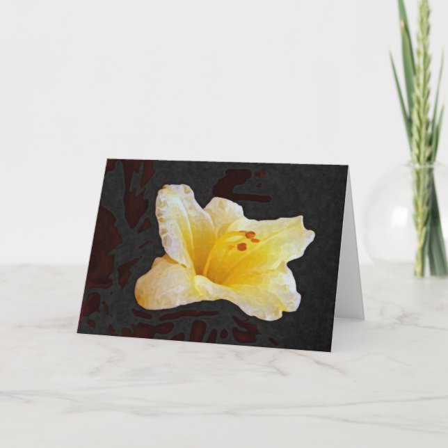 Tarjeta Festiva Poema de Jackies (Anverso)