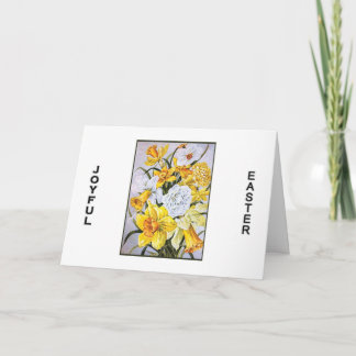 Tarjeta Festiva Poemas de Pascua y oraciones - Narciso