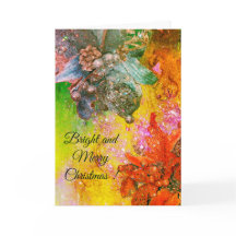 POINSETTIAS AZUL ROJO,ESTRELLAS XMAS EN DERRAMES D