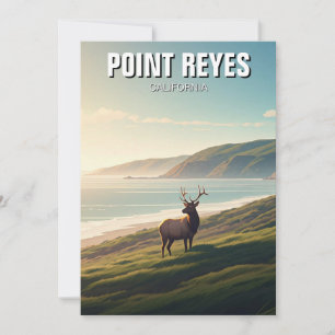 Tarjeta Festiva Point Reyes National Seashore Elk