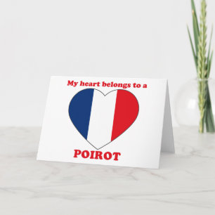 Tarjeta Festiva Poirot