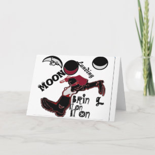 Tarjeta Festiva Ponlo en marcha - Navidades lúdicos y mashup espac