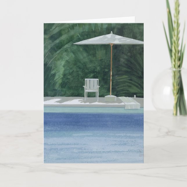 Tarjeta Festiva Poolside 1994 (Anverso)