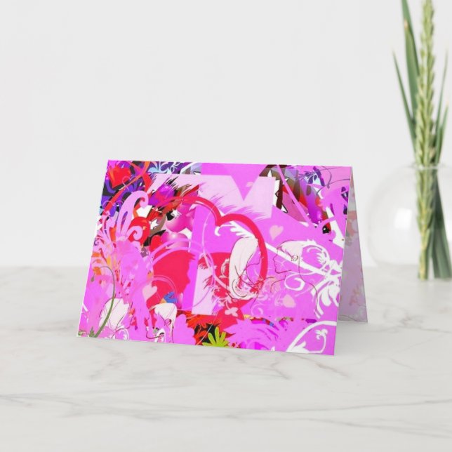 Tarjeta Festiva Pop Love Card (Anverso)