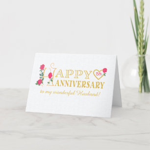 Tarjeta Festiva Por el aniversario del Año Personalizado del marid