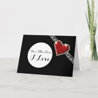 Tarjeta Festiva "Por el que amo" romántico cumpleaños de San Valen