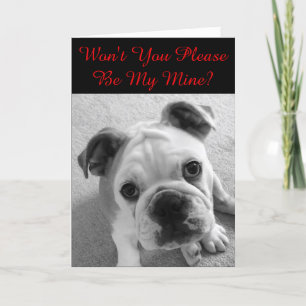 Tarjeta Festiva Por Favor Sé Mi Valentín