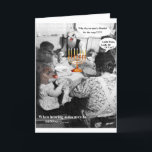 Tarjeta Festiva ¿Por qué usted necesita un dreidel para la sopa?<br><div class="desc">¡Channukah feliz… es a veces mejor ser sordo!!!</div>