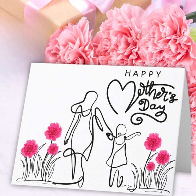 Tarjeta Festiva Por siempre conectada celebrando a mamá (Subido por el creador)