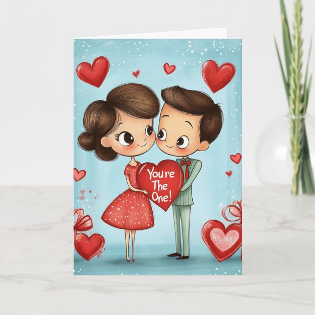 Tarjeta Festiva Por siempre mi amor (Anverso)