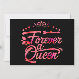 Tarjeta Festiva Por Siempre Una Reina