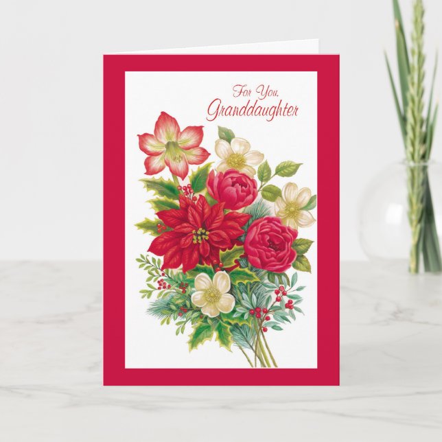 Tarjeta Festiva Por ti, Nieta (Anverso)