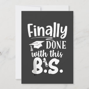 Tarjeta Festiva Por último, con esta graduación de BS Funny 2025