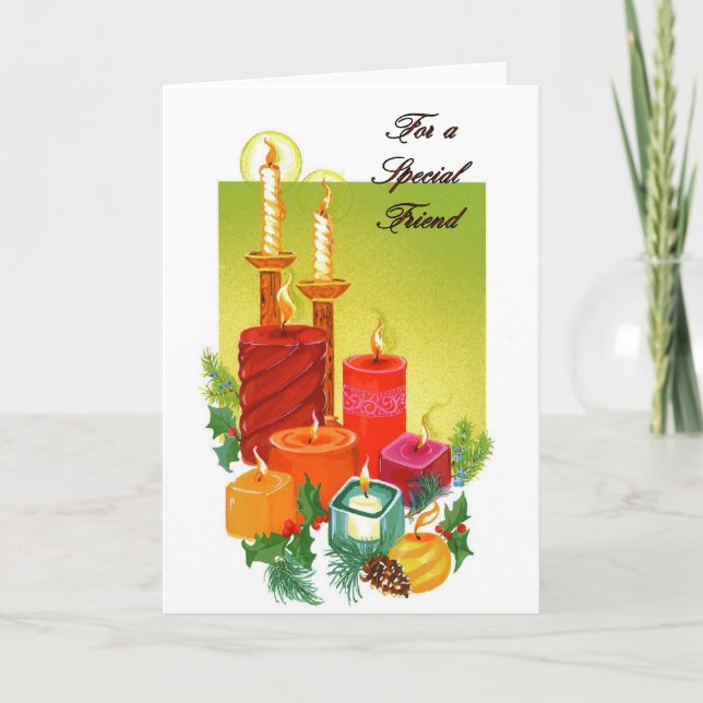 Tarjeta Festiva Por Un Amigo Especial (Anverso)