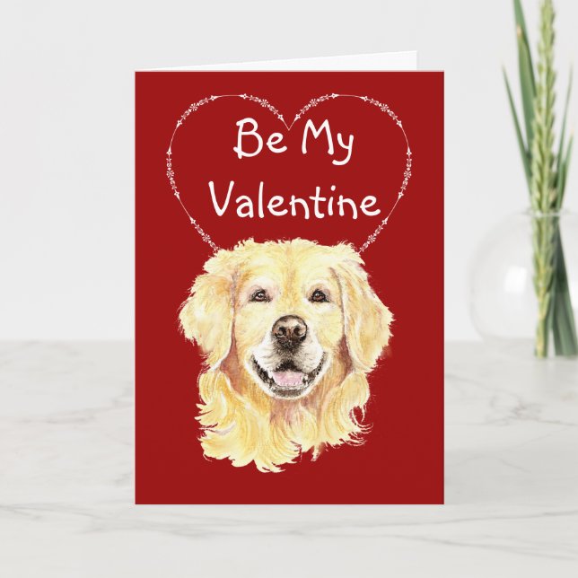 Tarjeta Festiva Porque me encanta verte dorada Valentine (Anverso)