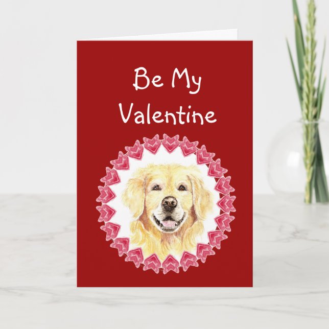 Tarjeta Festiva Porque me encanta verte dorada Valentine (Anverso)