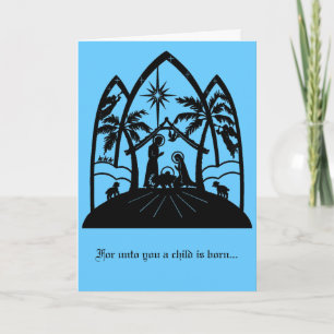 Tarjeta Festiva Porque nace un niño...