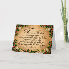 Tarjeta Festiva Porque para nosotros nace un Niño. (Tarjeta de Nav