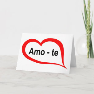 Tarjeta Festiva Portugués te amo