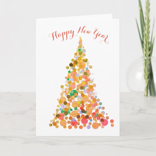 Tarjeta Festiva ¡Postcard Feliz Año Nuevo! (Anverso)