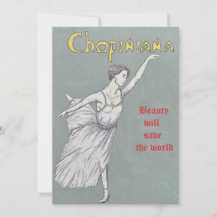 Tarjeta Festiva Póster Art Nouveau